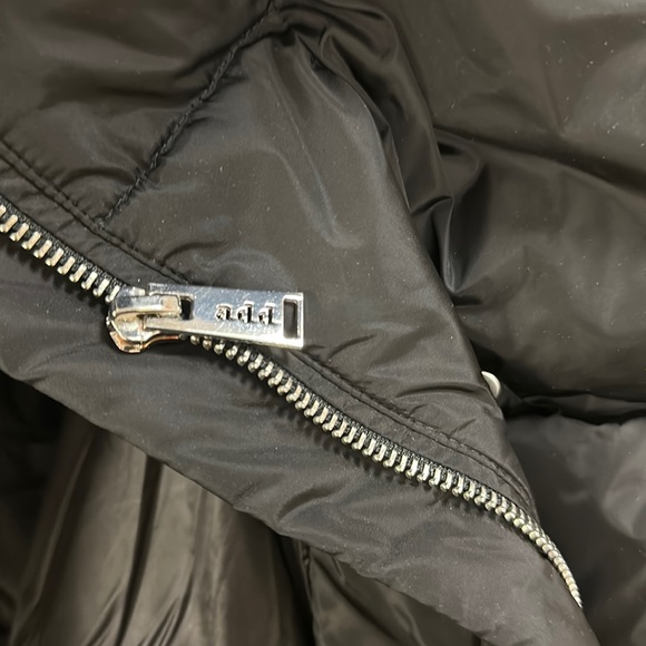 🔥🔥🔥ADD Black Puffer Hooded Down Jacket Coat Size 2 - Picture 7 of 13